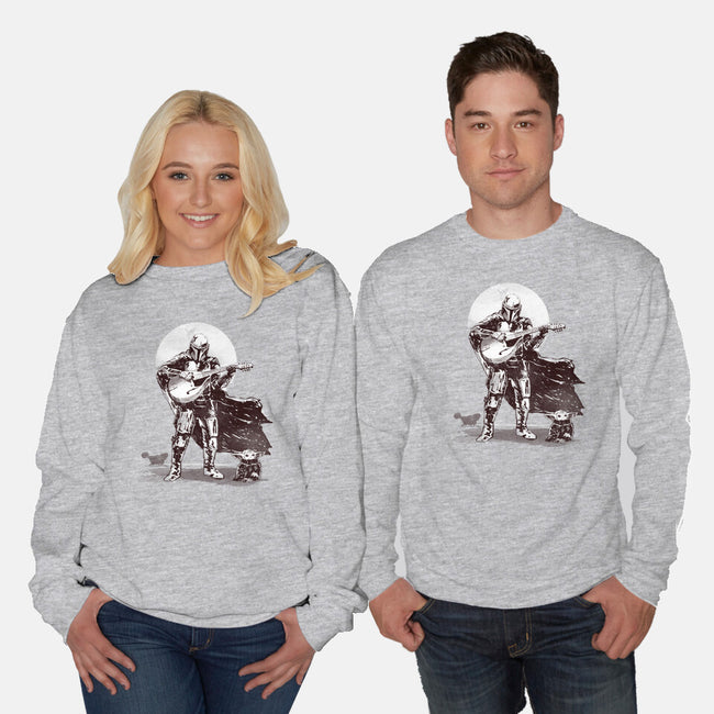 The Mandolinian-Unisex-Crew Neck-Sweatshirt-kharmazero