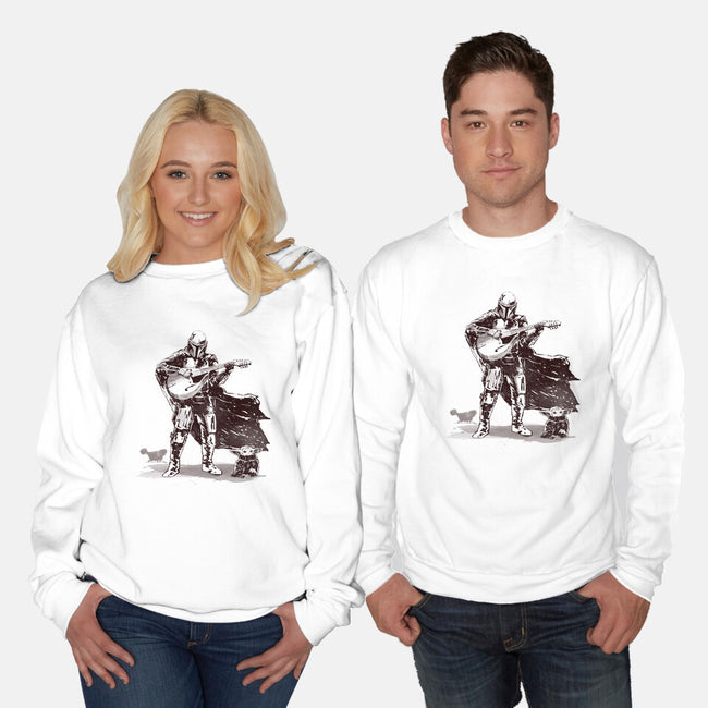 The Mandolinian-Unisex-Crew Neck-Sweatshirt-kharmazero