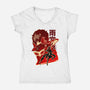 Code Name Joker-Womens-V-Neck-Tee-hypertwenty