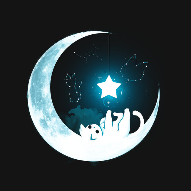 Kitten Moon Night-Youth-Pullover-Sweatshirt-Vallina84