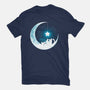 Kitten Moon Night-Mens-Heavyweight-Tee-Vallina84