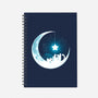 Kitten Moon Night-None-Dot Grid-Notebook-Vallina84