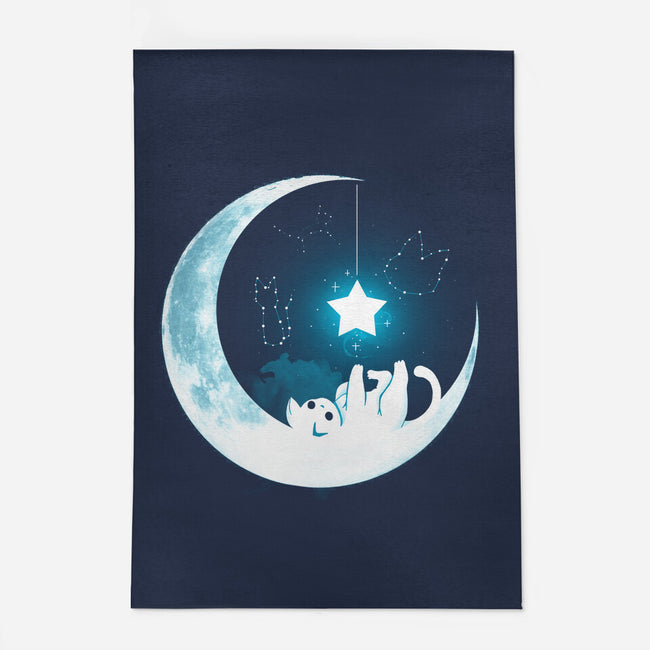 Kitten Moon Night-None-Indoor-Rug-Vallina84