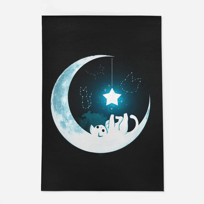 Kitten Moon Night-None-Outdoor-Rug-Vallina84