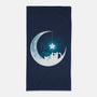 Kitten Moon Night-None-Beach-Towel-Vallina84