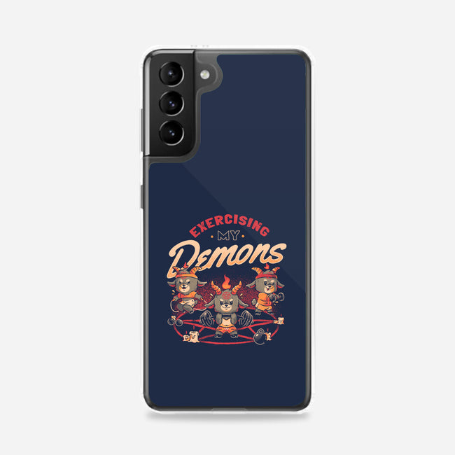 Exercising My Demons-Samsung-Snap-Phone Case-eduely