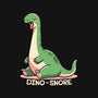 Dino-snore-None-Removable Cover-Throw Pillow-fanfreak1