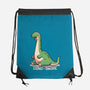 Dino-snore-None-Drawstring-Bag-fanfreak1