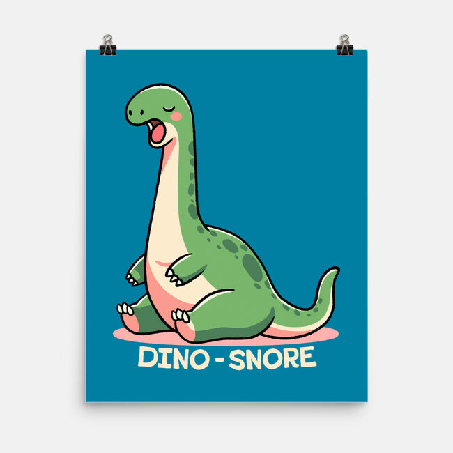 Dino-snore-None-Matte-Poster-fanfreak1