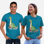 Dino-snore-Unisex-Basic-Tee-fanfreak1