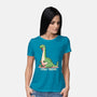 Dino-snore-Womens-Basic-Tee-fanfreak1