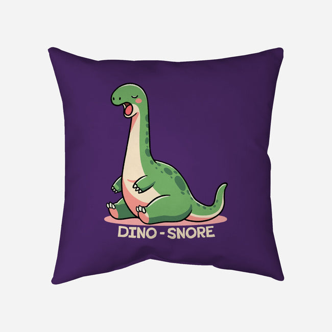 Dino-snore-None-Non-Removable Cover w Insert-Throw Pillow-fanfreak1