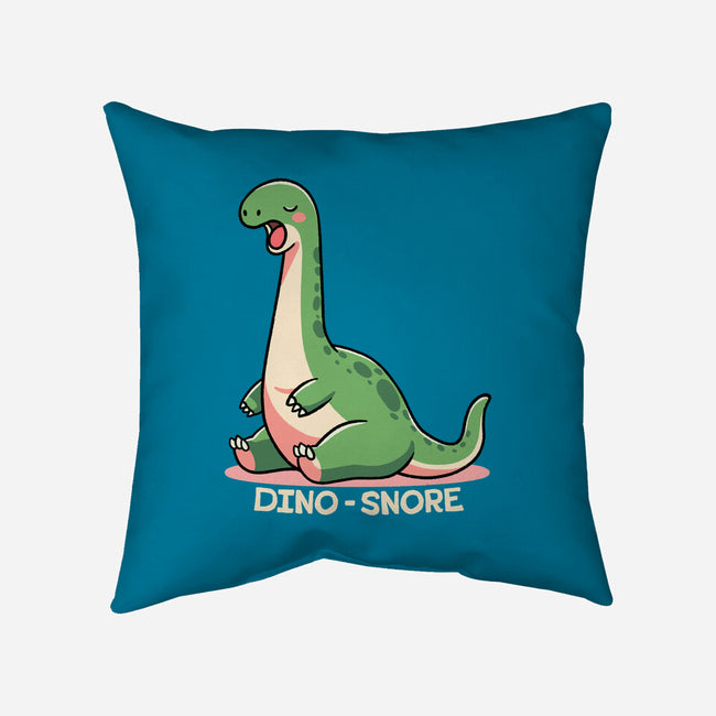 Dino-snore-None-Non-Removable Cover w Insert-Throw Pillow-fanfreak1