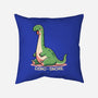 Dino-snore-None-Removable Cover w Insert-Throw Pillow-fanfreak1