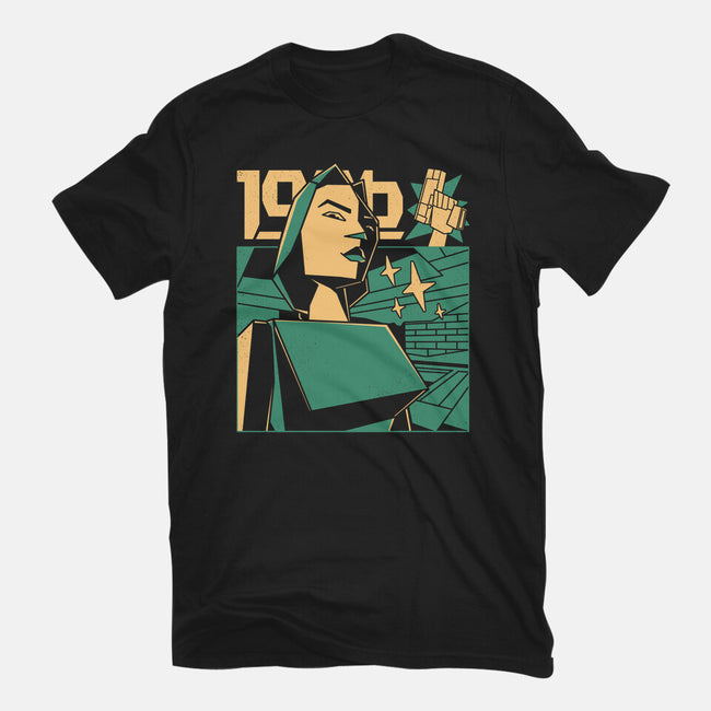 Polygonal Archeologist-Womens-Basic-Tee-estudiofitas