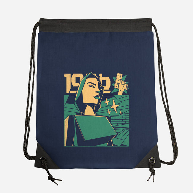 Polygonal Archeologist-None-Drawstring-Bag-estudiofitas