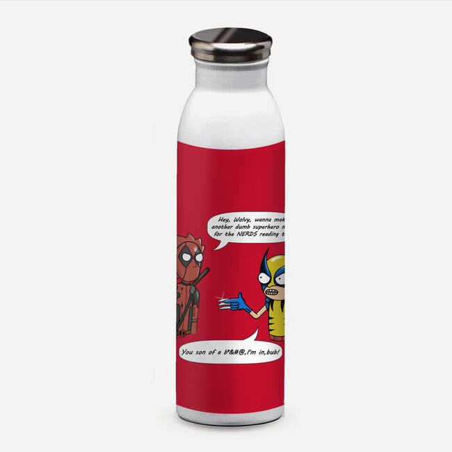 Deadrick And Wolvy-None-Water Bottle-Drinkware-Smagnaferous