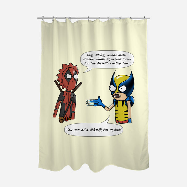 Deadrick And Wolvy-None-Polyester-Shower Curtain-Smagnaferous