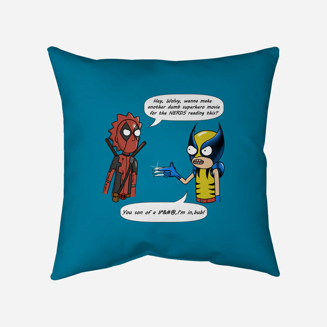 Deadrick And Wolvy-None-Removable Cover-Throw Pillow-Smagnaferous