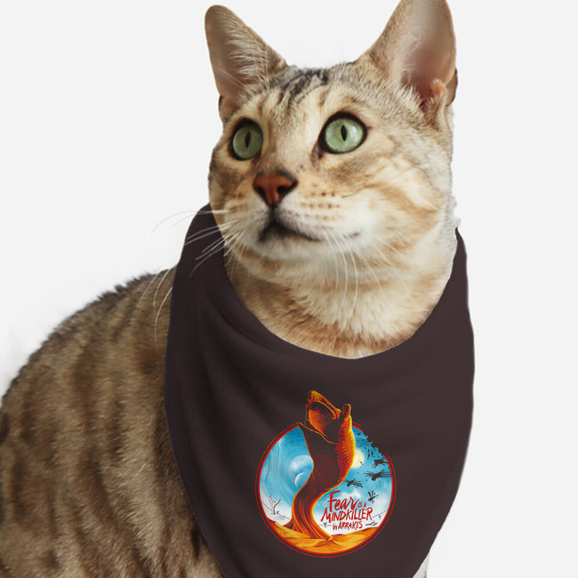 Mindkiller In Arrakis-Cat-Bandana-Pet Collar-CappO