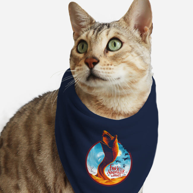 Mindkiller In Arrakis-Cat-Bandana-Pet Collar-CappO