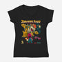 Game Finds A Way-Womens-V-Neck-Tee-teesgeex