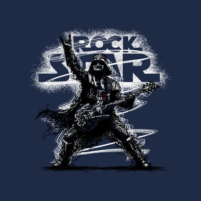 Rock Star Vader-Womens-Fitted-Tee-alnavasord