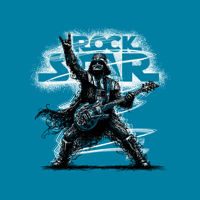 Rock Star Vader-None-Glossy-Sticker-alnavasord