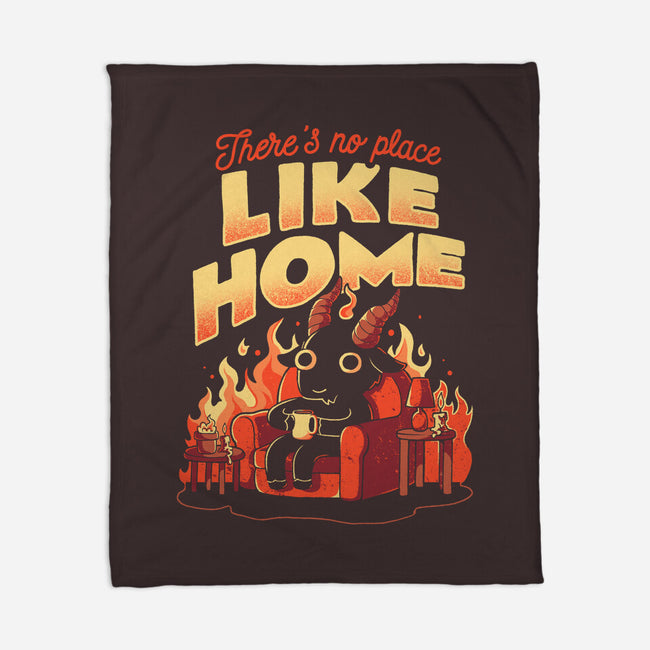 Home Sweet Hell-None-Fleece-Blanket-eduely