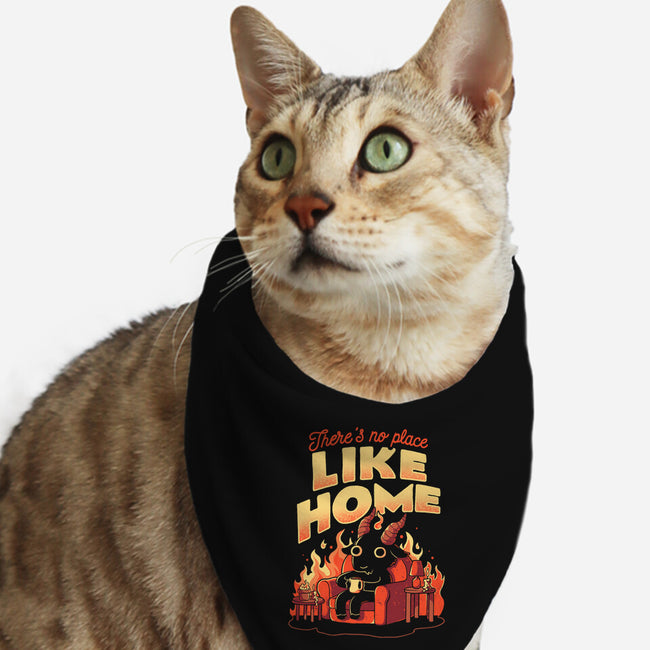 Home Sweet Hell-Cat-Bandana-Pet Collar-eduely