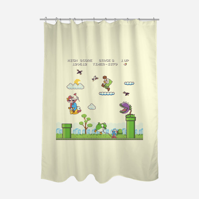 Gaming World-None-Polyester-Shower Curtain-Xentee