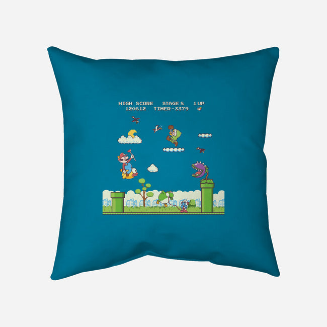 Gaming World-None-Removable Cover-Throw Pillow-Xentee