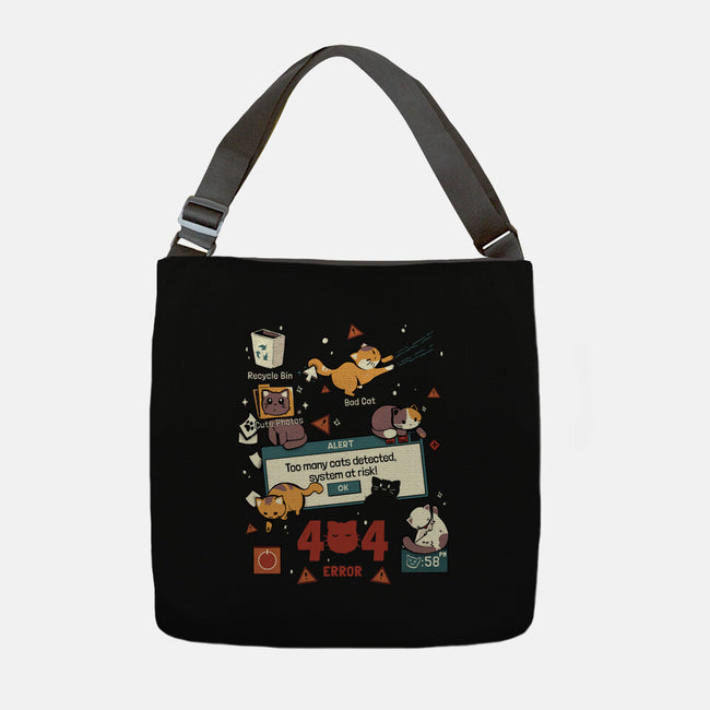 Too Many Cats Alert-None-Adjustable Tote-Bag-Heyra Vieira