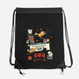 Too Many Cats Alert-None-Drawstring-Bag-Heyra Vieira