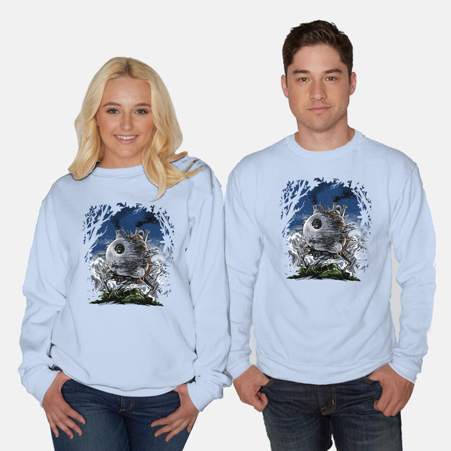 The Moving Star-Unisex-Crew Neck-Sweatshirt-zascanauta