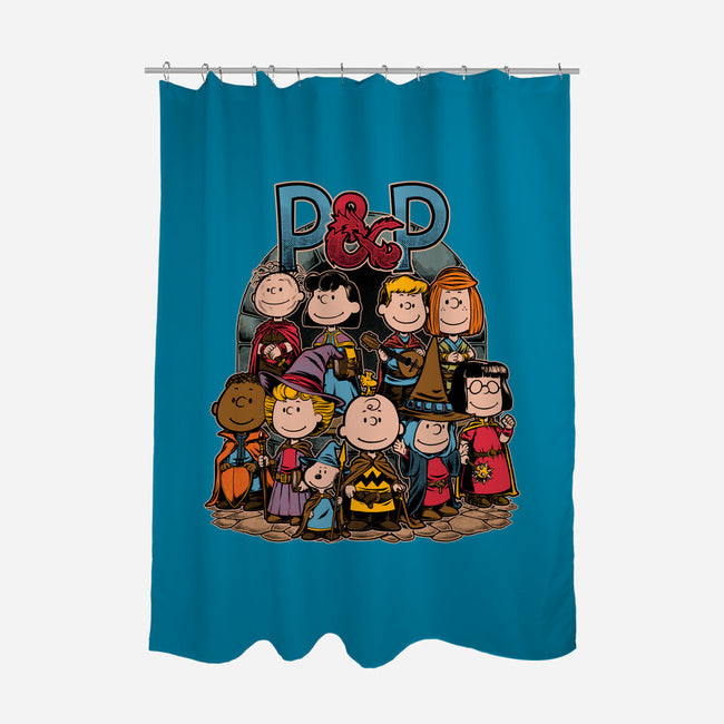 Dungeons And Kids-None-Polyester-Shower Curtain-Studio Mootant