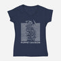 Puppet Division-Womens-V-Neck-Tee-NMdesign