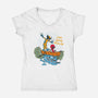 Just Good Friends-Womens-V-Neck-Tee-Gleydson Barboza