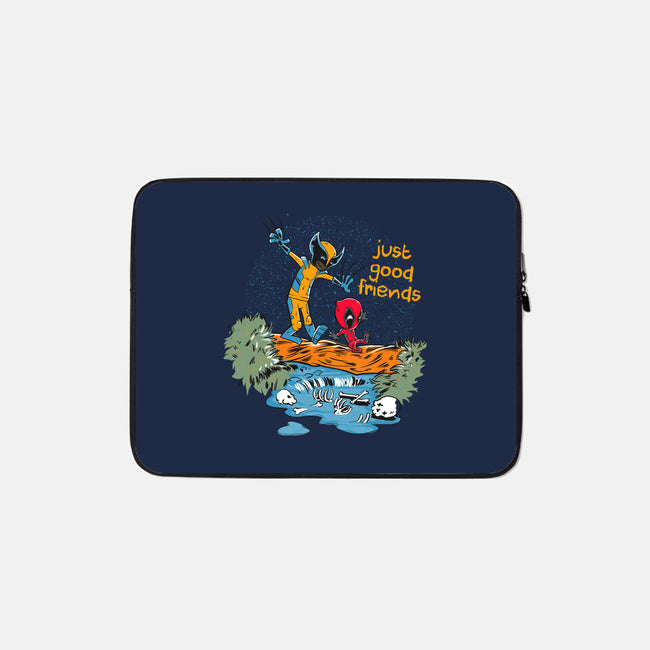 Just Good Friends-None-Zippered-Laptop Sleeve-Gleydson Barboza