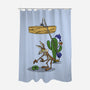 Unlucky Coyote-None-Polyester-Shower Curtain-zascanauta