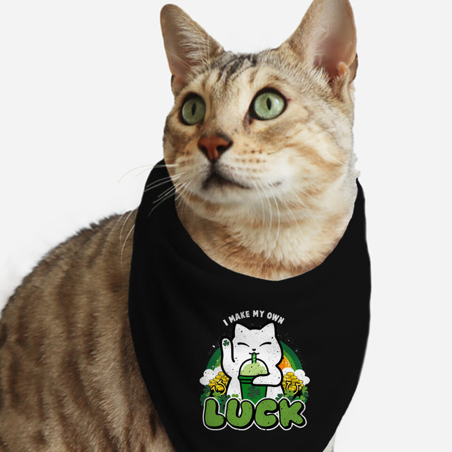 I Make My Own Luck-Cat-Bandana-Pet Collar-bloomgrace28