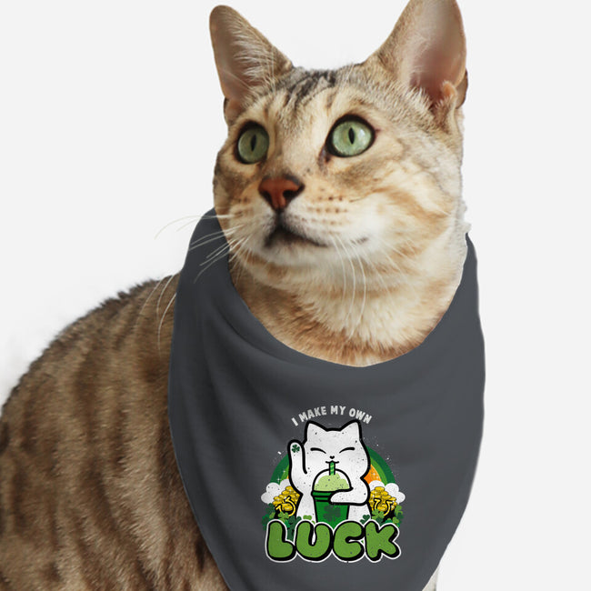 I Make My Own Luck-Cat-Bandana-Pet Collar-bloomgrace28