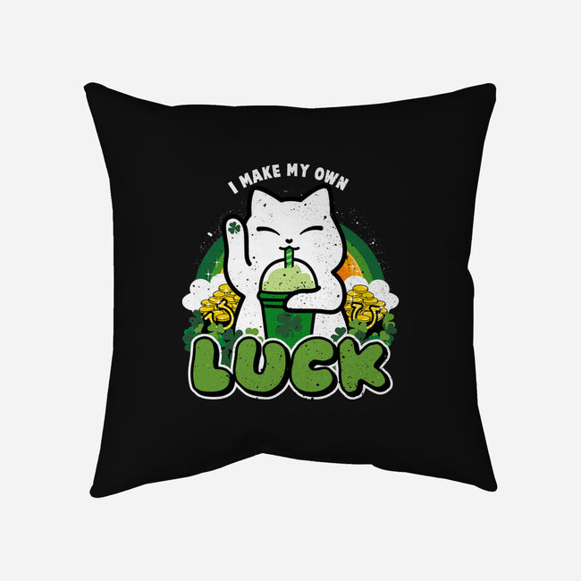 I Make My Own Luck-None-Non-Removable Cover w Insert-Throw Pillow-bloomgrace28