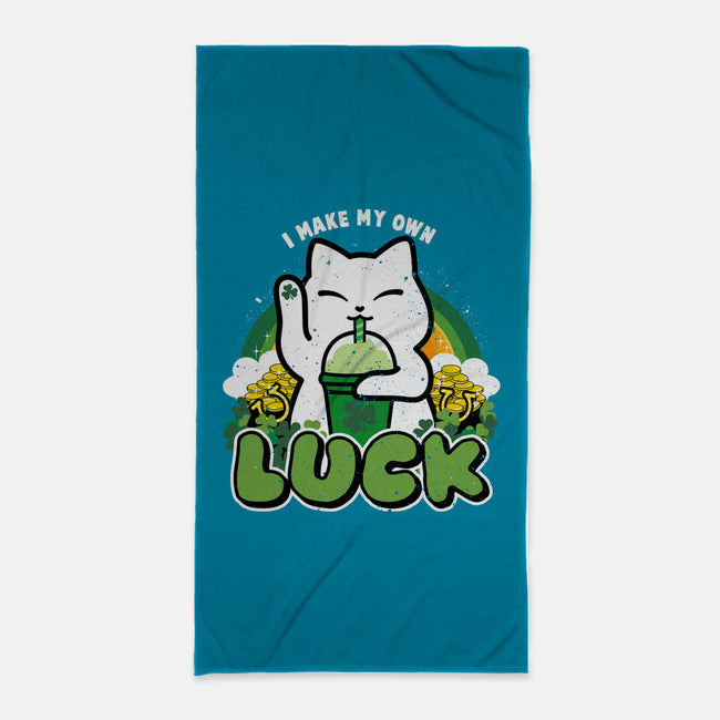 I Make My Own Luck-None-Beach-Towel-bloomgrace28