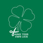 Make Your Own Luck-Womens-Fitted-Tee-rocketman_art