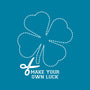 Make Your Own Luck-Womens-Fitted-Tee-rocketman_art