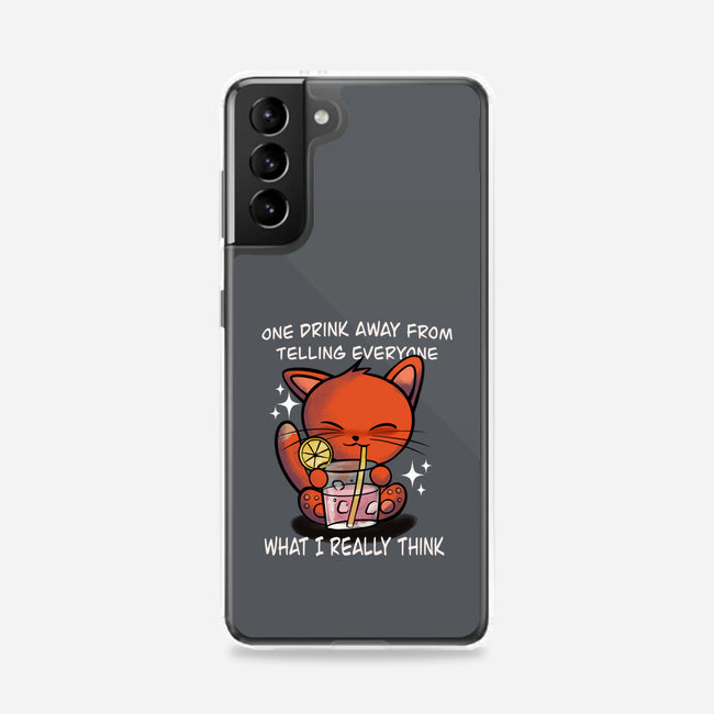 One Drink Away-Samsung-Snap-Phone Case-fanfabio