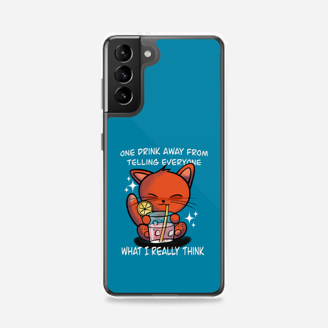 One Drink Away-Samsung-Snap-Phone Case-fanfabio