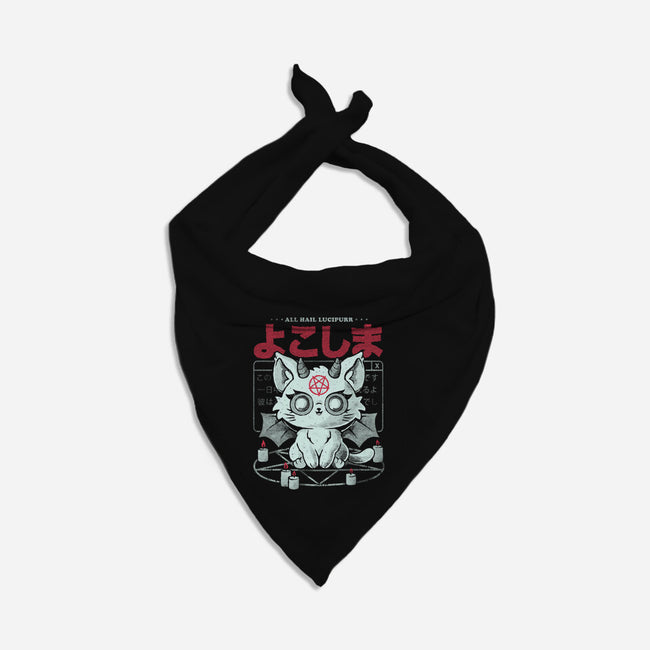 All Hail Lucipurr-Dog-Bandana-Pet Collar-eduely