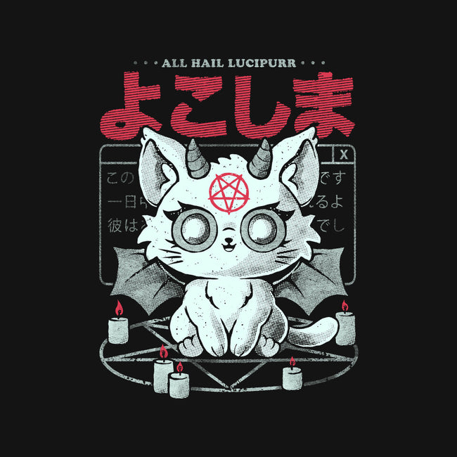 All Hail Lucipurr-Youth-Pullover-Sweatshirt-eduely